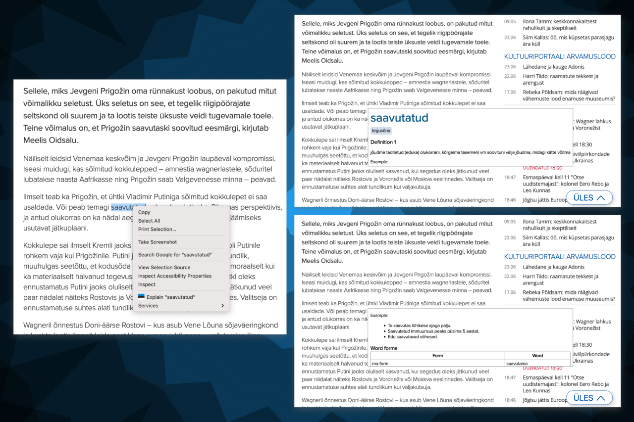 the thumbnail of Introducing Sõnastik: The Effortless Way to Learn Estonian Language with a Browser Extension