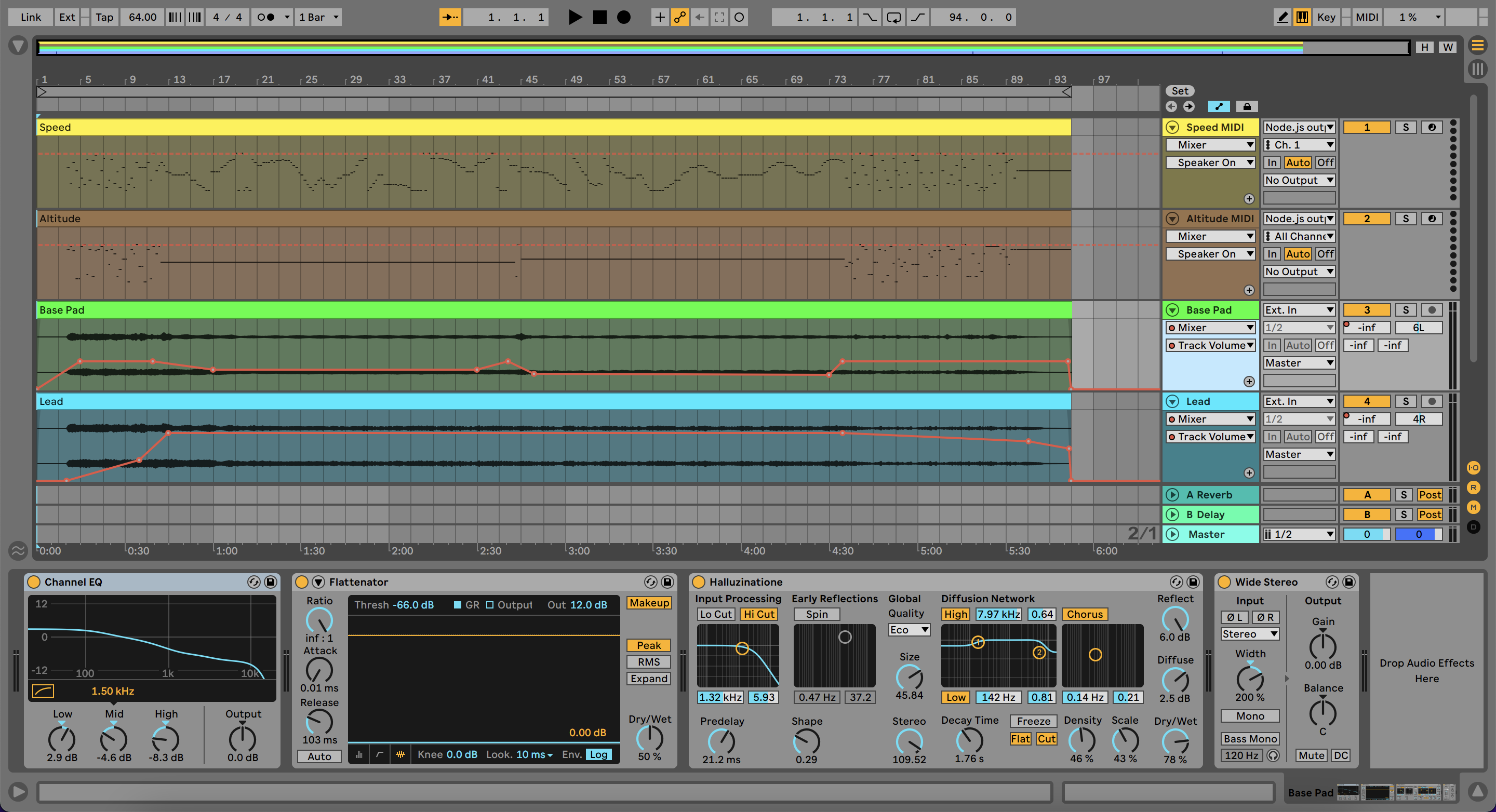 the thumbnail of MIDI scripting Ableton Live with Node.js