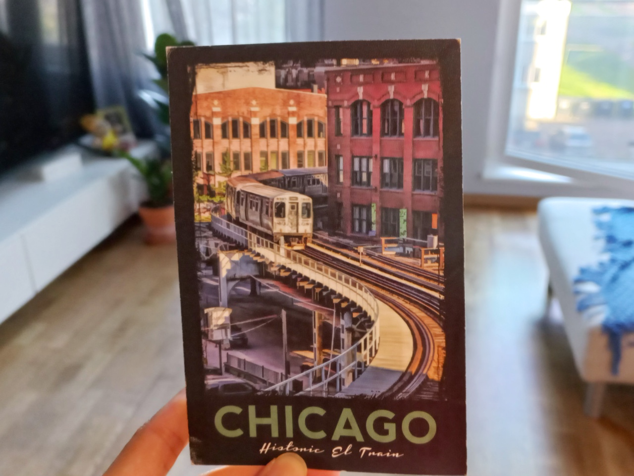 A postcard from Chicago, United States