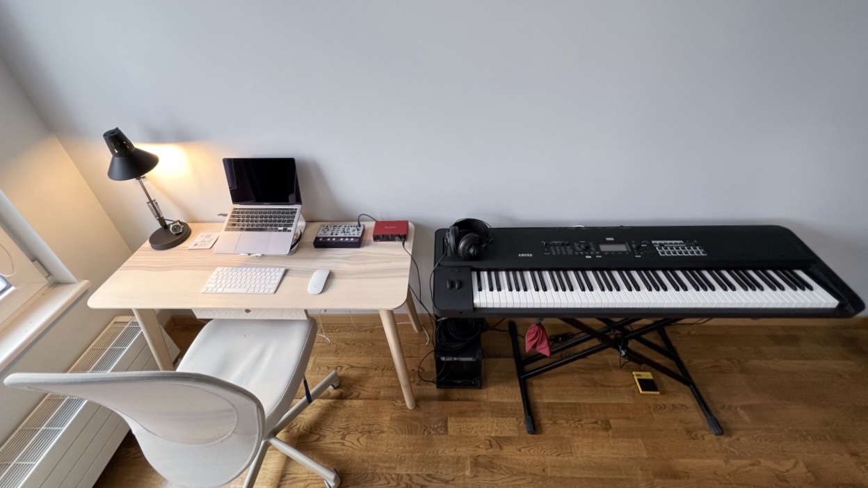 My home studio setup.