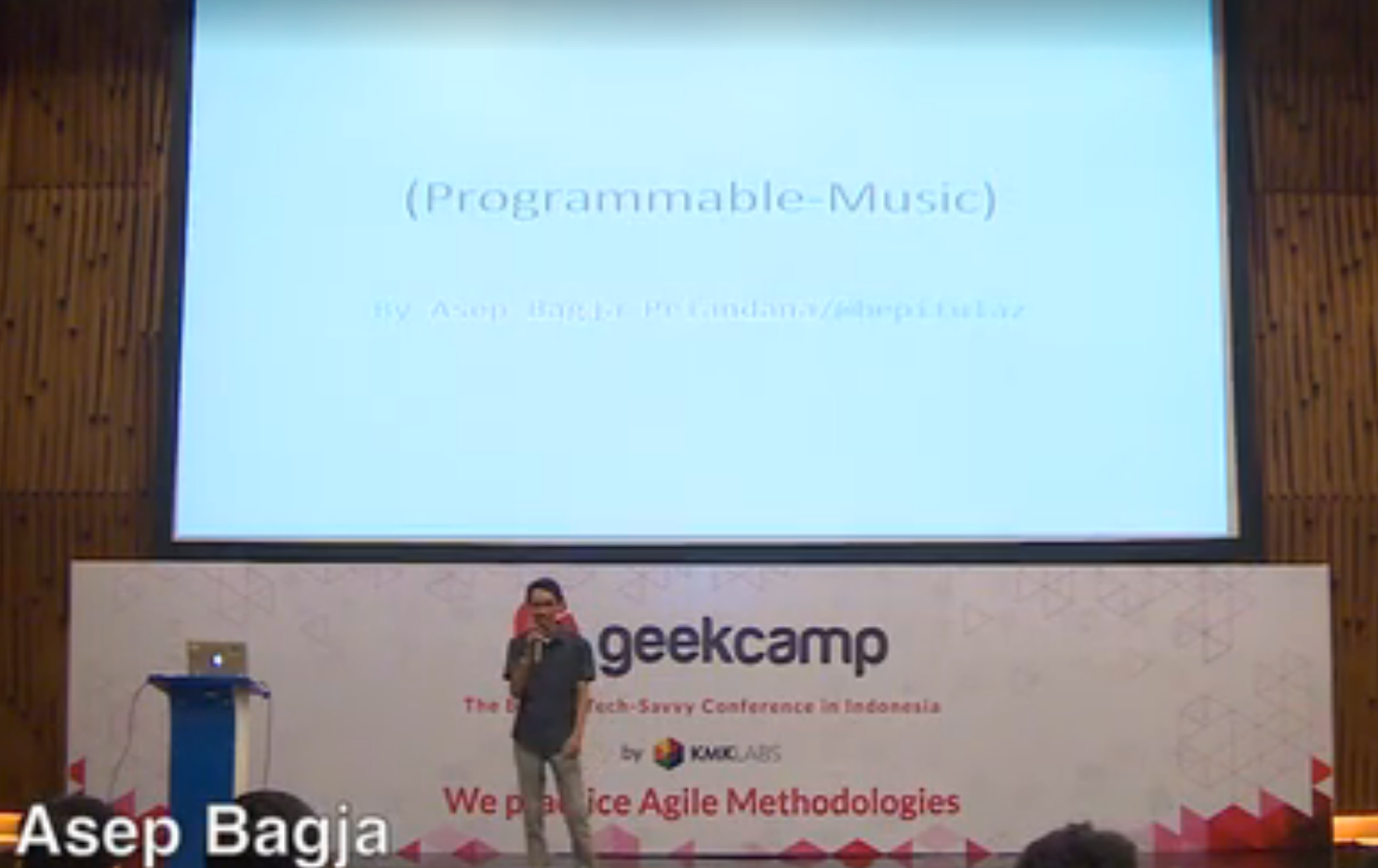 the thumbnail of Geekcamp Jakarta 2015. Programmable Music