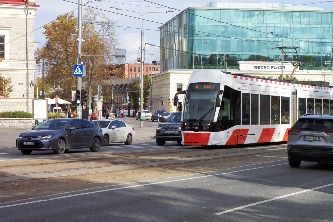 Suasana di pusat kota Tallinn